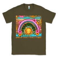 Army Green summer rainbow Classic Tee - HRA Design Shop