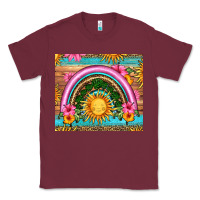 Burgundy summer rainbow Classic Tee - HRA Design Shop
