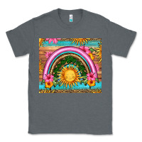 Charcoal Heather summer rainbow Classic Tee - HRA Design Shop