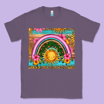 Summer Rainbow Classic Tee Designed By Hra Design Shop