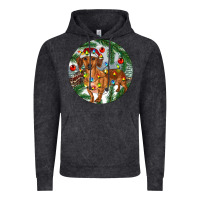 Vintage Black Dachshund Christmas Tree Vintage Hoodie - RanaPortraitStore
