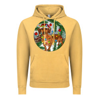 Dachshund Christmas Tree Vintage Hoodie | Teevron