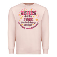Pale Pink sisters are like stars you can't always see them Premium Sweatshirt - MaliasSmallBusiness