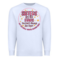 White sisters are like stars you can't always see them Premium Sweatshirt - MaliasSmallBusiness