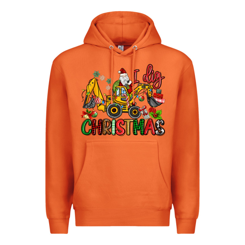 I Dig Christmas Premium Hoodie by MaliasSmallBusiness | Teevron