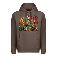 Coffee I Dig Christmas Premium Hoodie - MaliasSmallBusiness