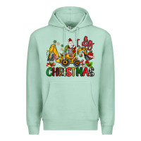 Seafoam I Dig Christmas Premium Hoodie - MaliasSmallBusiness