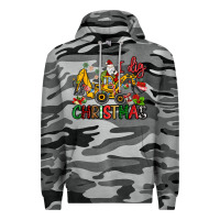 Slate Camo I Dig Christmas Premium Hoodie - MaliasSmallBusiness