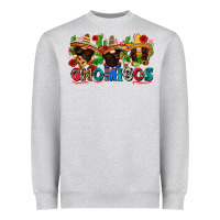 Heather Grey gnomigos Heavyweight Sweatshirt - Zillion Design Studio