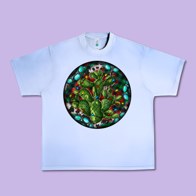 Christmas Santa Claus Round Urban Heavy Tee Designed By Ranaportraitstore