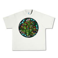 Pistachio Christmas Santa Claus round Urban Heavy Tee - RanaPortraitStore