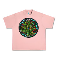 Salmon Christmas Santa Claus round Urban Heavy Tee - RanaPortraitStore