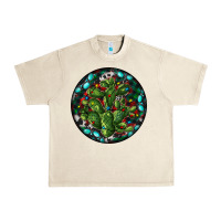 Sandshell Christmas Santa Claus round Urban Heavy Tee - RanaPortraitStore