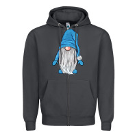 Smoke winter gnome Zipper Hoodie - JahusDesignShop