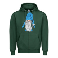 Sports Green winter gnome Zipper Hoodie - JahusDesignShop