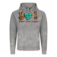 Cloud Rock peace love cowgirl Vintage Hoodie - texasbilliewilder