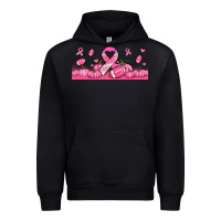Black breast cancer american football Urban Hoodie - Jasminsmagicworld