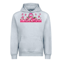 Heather Grey breast cancer american football Urban Hoodie - Jasminsmagicworld