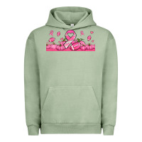 Pigment Oil Green breast cancer american football Urban Hoodie - Jasminsmagicworld