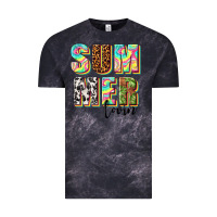 Cloud Black summer lovin Vintage Tee - texasbilliewilder