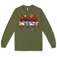 Army Green baseball mini Long Sleeve Tee - AdoDesignShop
