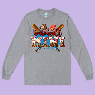 Baseball Mini Long Sleeve Tee Designed By Adodesignshop