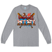 Heather Grey baseball mini Long Sleeve Tee - AdoDesignShop