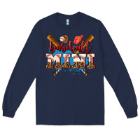 Navy baseball mini Long Sleeve Tee - AdoDesignShop
