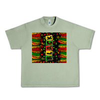 Oil Green black license letters Urban Heavy Tee - Zillion Design Studio