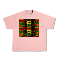 Salmon black license letters Urban Heavy Tee - Zillion Design Studio