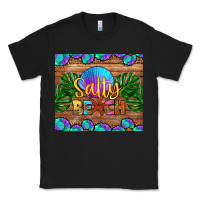Black salty beach Classic Tee - HRA Design Shop