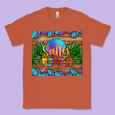 Salty Beach Classic Tee Designed By Hra Design Shop