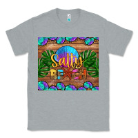 Heather Grey salty beach Classic Tee - HRA Design Shop