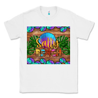 White salty beach Classic Tee - HRA Design Shop
