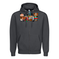 Smoke dogs coffee cups Zipper Hoodie - AdoDesignShop