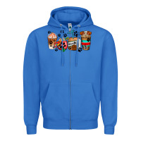 True Royal dogs coffee cups Zipper Hoodie - AdoDesignShop