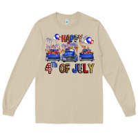 Western Hello Fourth Of July Trucks Long Sleeve Tee | Teevron