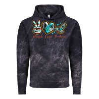 Cloud Black peace love freebird Vintage Hoodie - texasbilliewilder