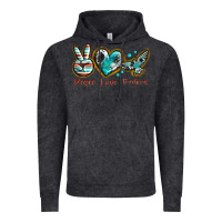 Vintage Black peace love freebird Vintage Hoodie - texasbilliewilder