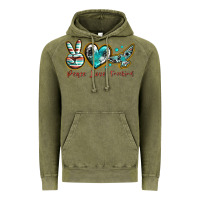 Peace Love Freebird Vintage Hoodie | Teevron