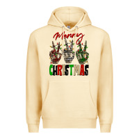 Pina Colada Merry Christmas skeleton hands Premium Hoodie - NancyCooperArtShop