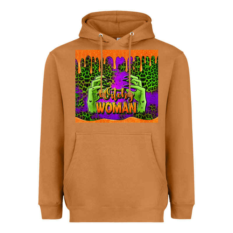 Witchy Woman Halloween Tumbler Heavyweight Hoodie by Jasminsmagicworld | Teevron