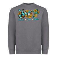 Storm peace love faith Heavyweight Sweatshirt - texasbilliewilder