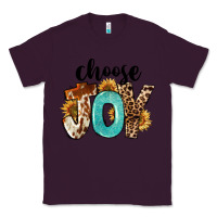 Plum Choose Joy Classic Tee - FaDigitalArtStudio