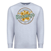 Heather Grey my greatest blessing call me nana Premium Sweatshirt - MaliasSmallBusiness