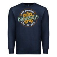 Navy my greatest blessing call me nana Premium Sweatshirt - MaliasSmallBusiness