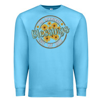 Ocean Blue my greatest blessing call me nana Premium Sweatshirt - MaliasSmallBusiness