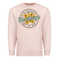 Pale Pink my greatest blessing call me nana Premium Sweatshirt - MaliasSmallBusiness