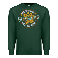 Sports Green my greatest blessing call me nana Premium Sweatshirt - MaliasSmallBusiness