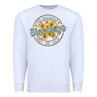 White my greatest blessing call me nana Premium Sweatshirt - MaliasSmallBusiness